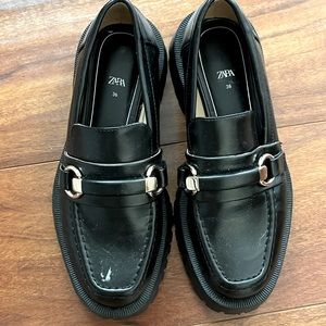 Zara Platform Oxfords | 6-6.5